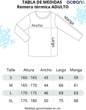 Remeras térmicas adulto
