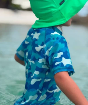 Remera UV Camuflada mangas cortas