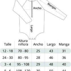 Bodysuit UV Magnolia mangas cortas