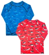 Remera UV Shark Squad mangas largas