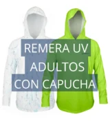 PLANTILLA IMAGEN REMERA ADULTO CON CAPUCHA Remera UV Adulto con capucha