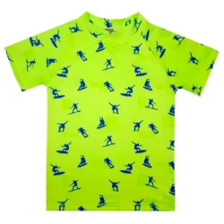 Remera Rider amarilla fluo m.cortas Remera UV Rider mangas cortas