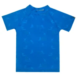 Remera Rider azul m.cortas Remera UV Rider mangas cortas