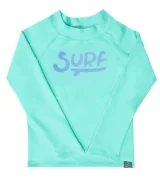 Remera UV Surf verde agua mangas largas