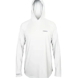 Remera blanca lisa con capucha adulto Remera UV Adulto con capucha