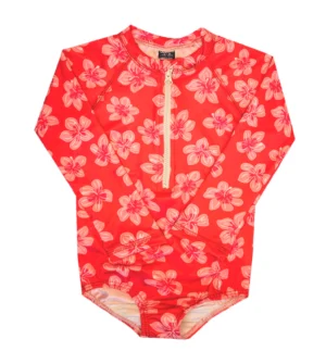 Bodysuit Red Vibes mangas largas Bodysuits UV mangas largas