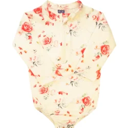 Bodysuit Roses crema mangas largas Bodysuits UV mangas largas