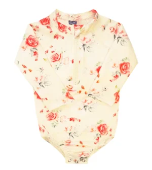Bodysuit Roses crema mangas largas Bodysuits UV mangas largas