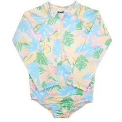 Bodysuit Selva pastel mangas largas Bodysuits UV mangas largas