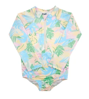 Bodysuit Selva pastel mangas largas Bodysuits UV mangas largas