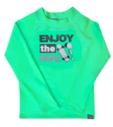 Remera Enjoy the ride verde flúo mangas largas Remera UV Enjoy the ride mangas largas