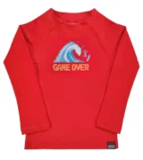 Remera Game over roja mangas largas Remera UV Game over roja mangas largas