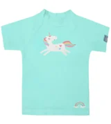 Remera Unicornio verde agua mangas cortas Remera UV Unicornio mangas cortas