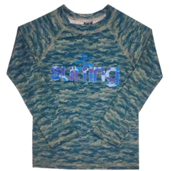 Remera UV Surfing camuflada mangas largas