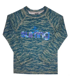 Remera UV Surfing camuflada mangas largas