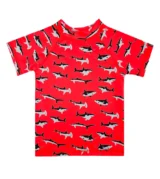 Remera UV Shark Squad mangas cortas
