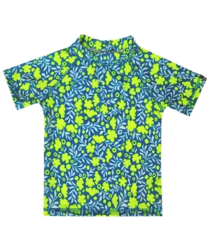 Remera UV Wild Flowers mangas cortas