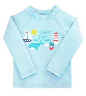 Remera m.largas Ballenita lisa Remera UV Explorer mangas largas