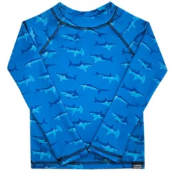 Remera UV Shark Squad mangas largas