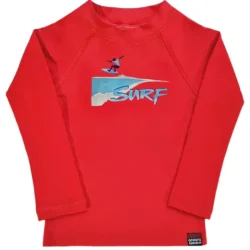 Remera m.largas Surf roja Remera UV Surf mangas largas