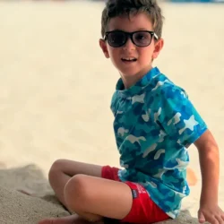 Remera UV Camuflada mangas cortas