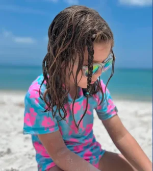 Remera UV Garden mangas cortas