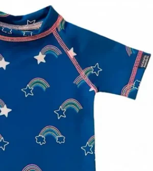 remera rainbow mc recorte Remera UV Rainbow mangas cortas