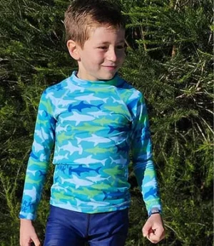 Remera UV Shark Tank mangas largas